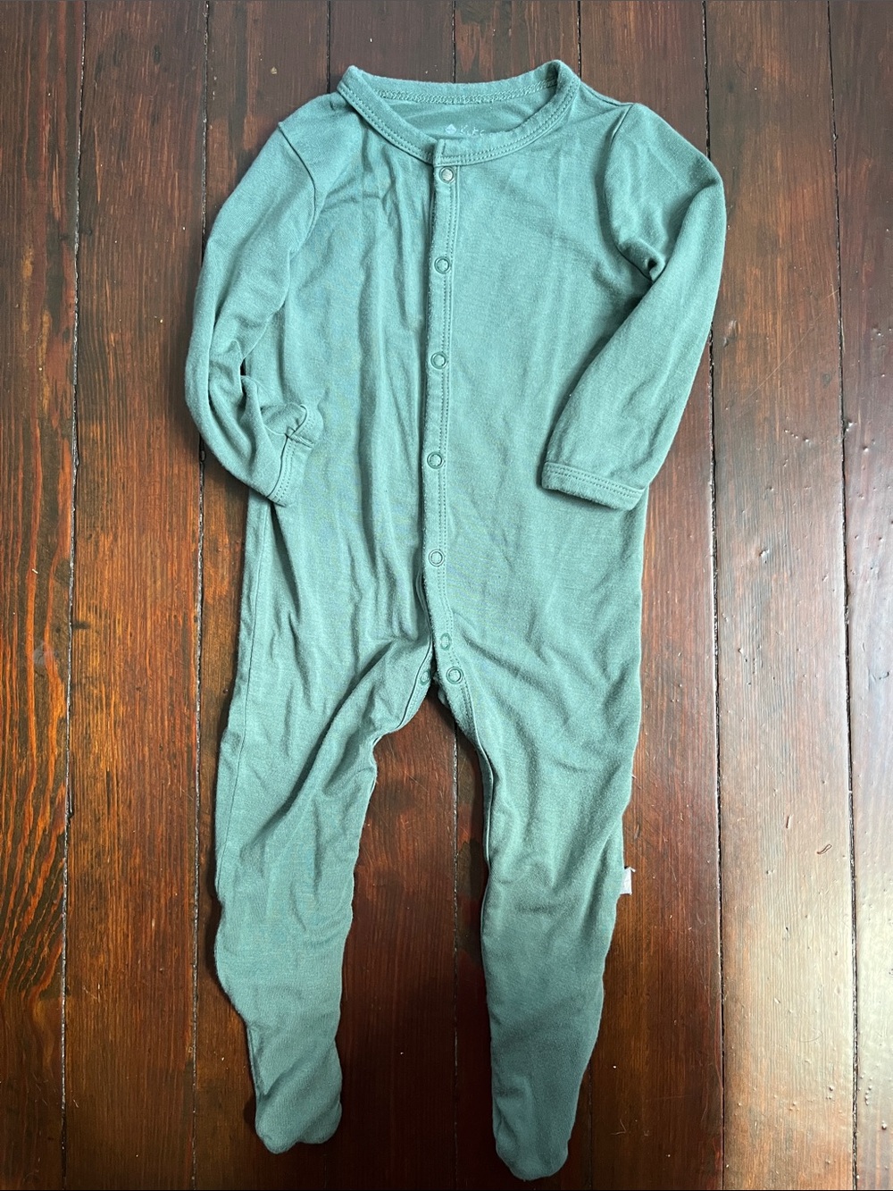Kyte Baby Footed One-Piece Romper in Sage Green